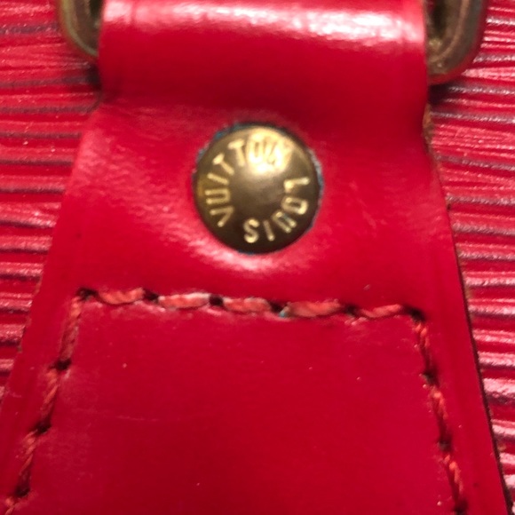 Louis Vuitton Red Vernis Monogram Speedy 30 - Picture 11 of 15